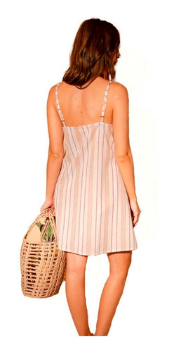 Imagen 3 de 5 de Vestido Billabong Wink Away Dress Marron Mujer