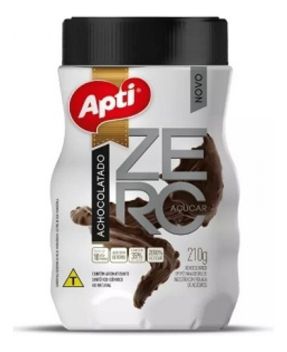 Achocolatado Zero Açúcar Apti 210g