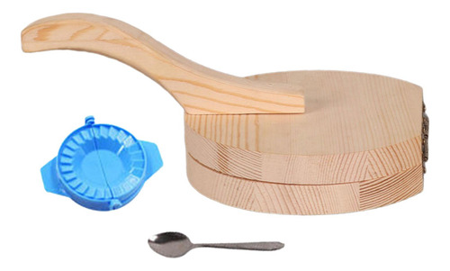 Prensador De Tortillas De Madera Con Cuchara, Madera