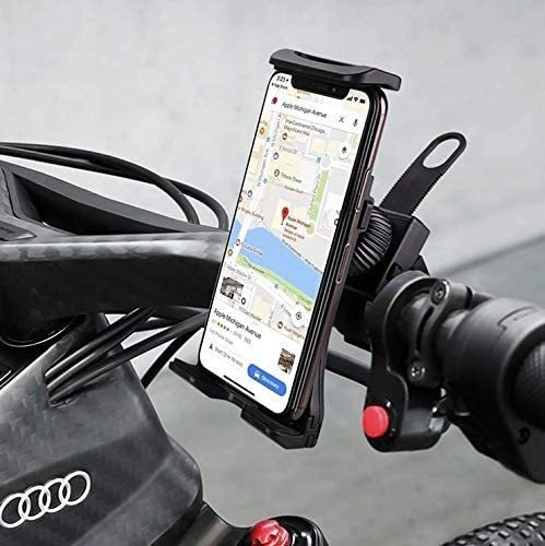 Soporte De Bicicleta Para Tablet/celular 4.2 A 8.6 , Negro