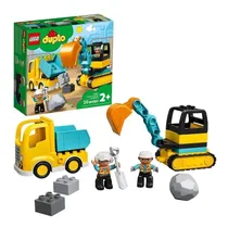 Comprar Kit Lego Duplo Camión Y Excavadora Con Orugas 10931 +2 Años
