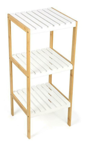 Estanteria Organizador Bambu 3 Estantes Baño Cocina Cuarto