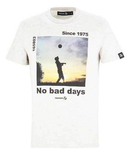 Topper Remera Hombre - Mc Men No Bad Days Gris