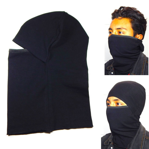 Balaclava Pasamontañas Negro Motociclismo Tactica Militar