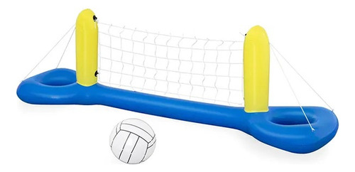 Inflable Red De Voleibol Y Pelota De Juego 2.52x64cm Bestway Color Azul