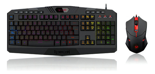 Kit Teclado Y Mouse Gamer Redragon S101-3-sp K530rgb + M601