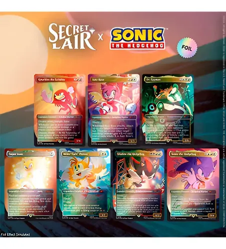 Secret Lair Magic The Gathering Sonic Friends And Foes Foil