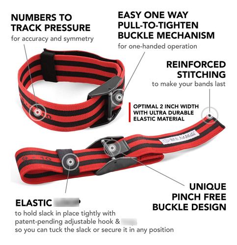 Bandas De Restricción De Flujo Sanguíneo Para Entrenamiento