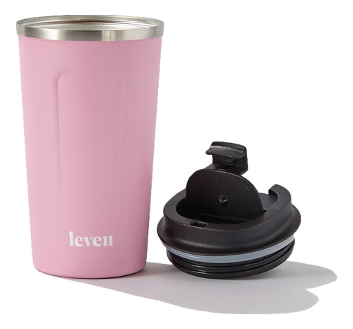 Vaso Termico Leven Lifestyle Unisex Rose Rosa Cli