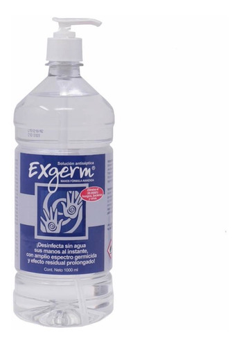 Exgerm Antibacterial Para Manos No Deja Residuos 1 Lt