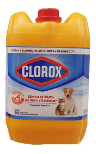 Detergente Clorox Mascotaz 10 L