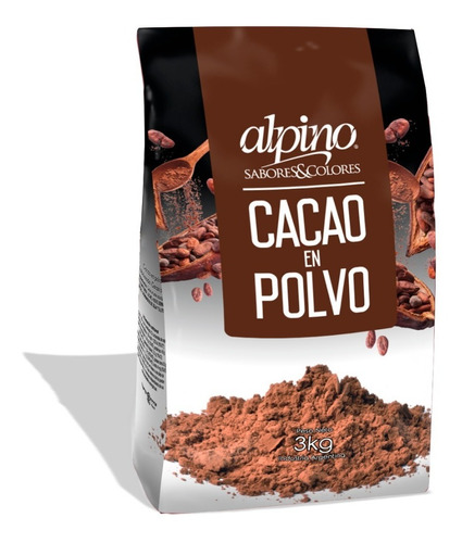 Alpino cacao amargo en polvo 3kg