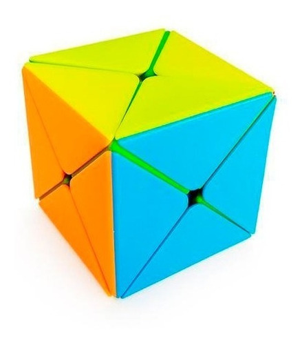 Cubo Magico Diagonal Cubo 2x2 Giro Diagonal Cor Neon Jiehui