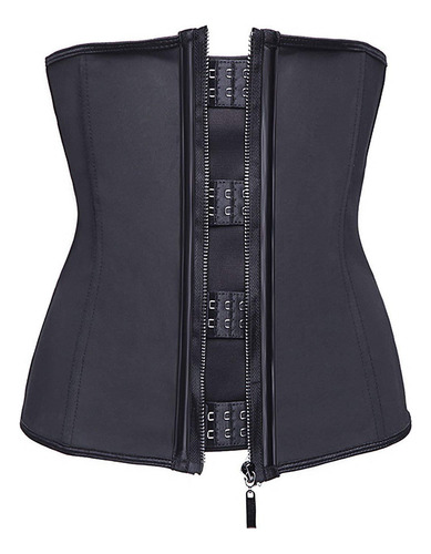 Mujer Latex Underbust Corset Cintura Cintura Entrenamiento