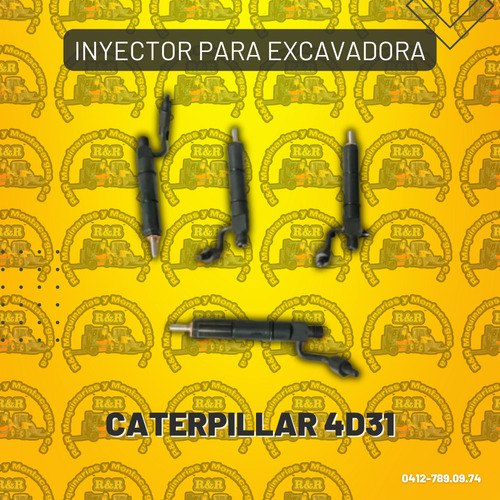 Inyector Para Excavadora Caterpillar 4d31