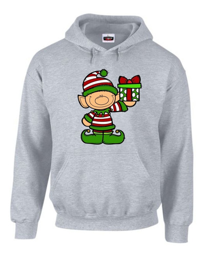 Buzo Duende Navidad Buso Saco Con Capota Hoodies