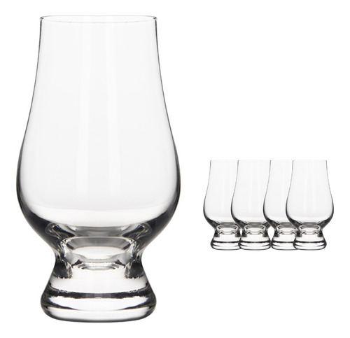 Conjunto Com 4 Copos Glencairn Para Whisky Degustação