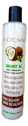 Shampoo Edengi Coconut Oil Regenerador 500ml