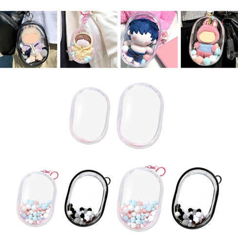 Estuche De Almacenamiento Para Minifiguras, Bolsa Rosa M
