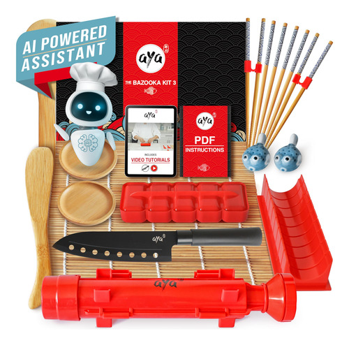 Aya Kit De Fabricación De Sushi 19 Piezas Mmg
