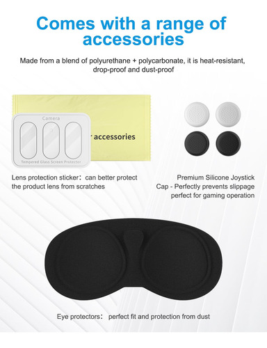 Funda Protectora Para Meta Quest 3 Con Accesorios Incluidos