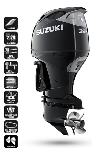 Motor De Popa Suzuki Df 325 Atx Dg, 4t Poddium Náutica