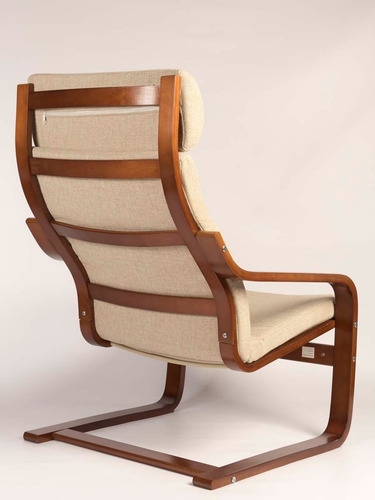 Imagen 2 de 8 de Sillón Modelo Volgar Madera Walnut Linea Premium Nordico