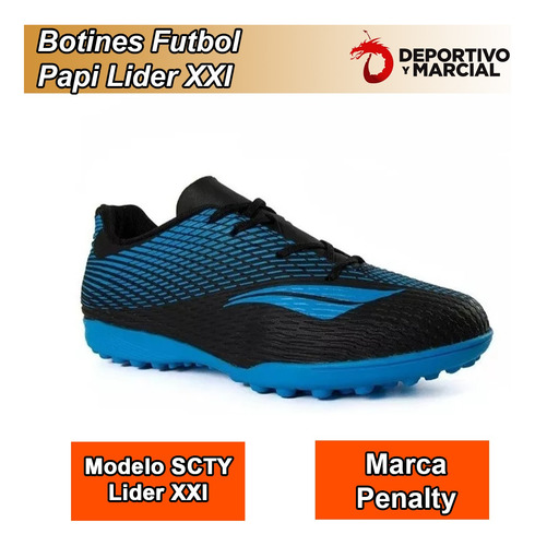 Botines Futbol Papi Lider Xxi Cesped Sintetico Adulto En3x