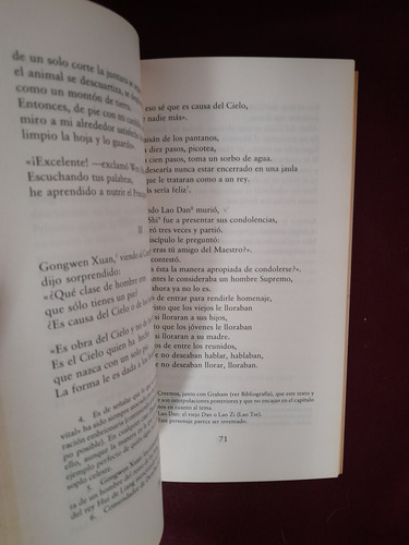 Zhuang Zi - Los Capitulos Interiores. (Usado)