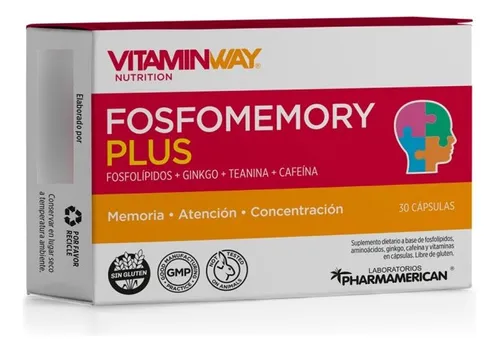 Pack X 3 Fosfomemory Plus X 30 Cap Vitamin Way