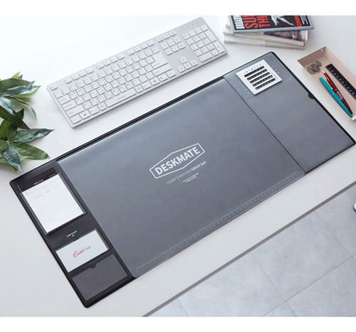 Mouse Pad Multifuncional Com Armazenamento E Calendário Para