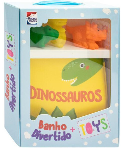 Banho Divertido + Toys: Dinossauros