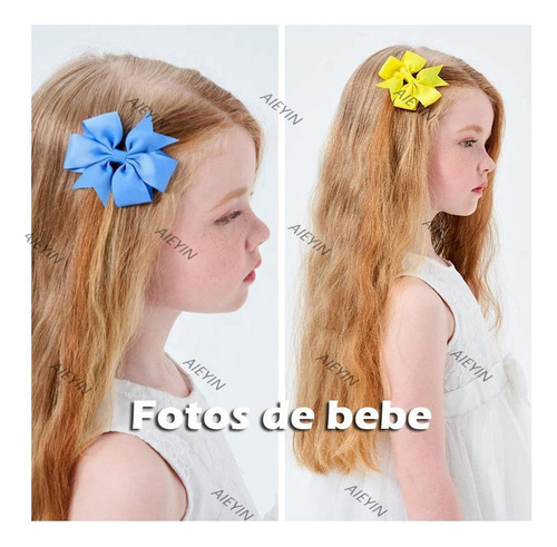 A Lazos De Colores Horquillas Para Bebé Niñas 20 Piezas