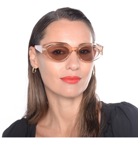 Imagen 2 de 6 de Anteojos Sol Infinit By Pampita Berni Tostado Lente Tostado