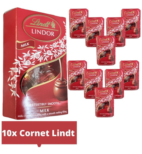 Imagem 1 de 1 de 10x Cornet Chocolate Lindt