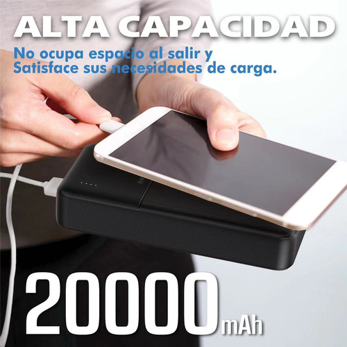 Batería Externa Power Bank 20.000mah Kbod Md-12410 Colores
