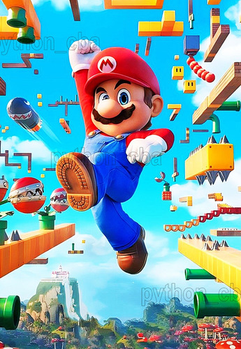 Pósters Super Mario Bros Movie - La Película - 2023 - 42x30