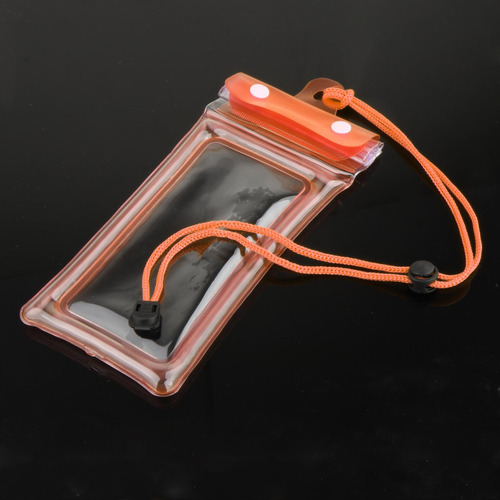 3 Bolsa Impermeable Para Teléfono, Bolsa Seca Naranja