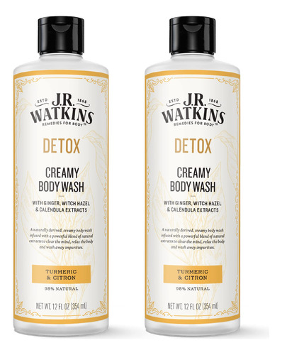 J.r. Watkins Detox - Gel Hidratante Cremoso Con Extractos N.
