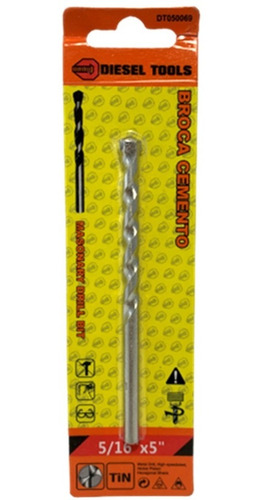 Imagen 1 de 1 de Mecha Para Concreto 5/16 X 5 Pulgadas X2uni Somos Tienda *