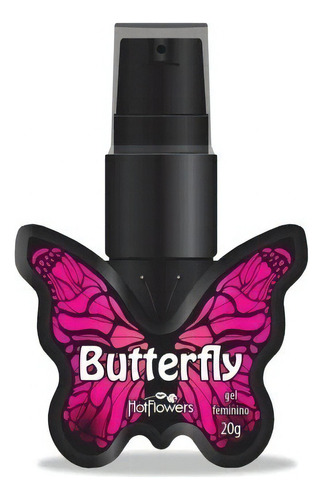 Gel Feminino Butterfly Aromatizante Excitante Refresca Vibra