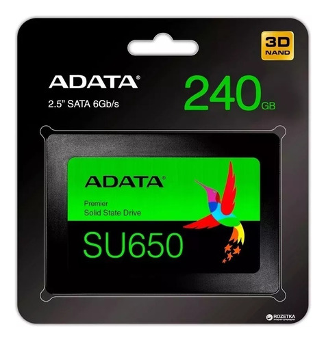 Disco De Estado Solido Ssd 240gb Adata Su650 3d Sata 2.5