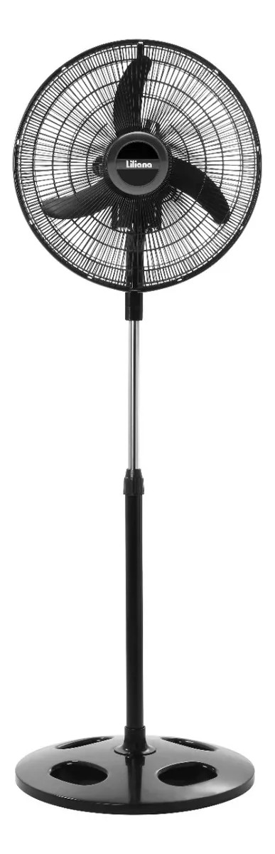 Ventilador De Pie Liliana Vprn18 Orbital Con Repeler Negro