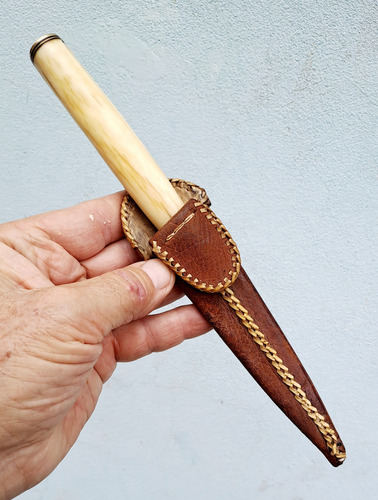 Cuchillo Atahualpa Antiguo Hermoso Crema (Usado)