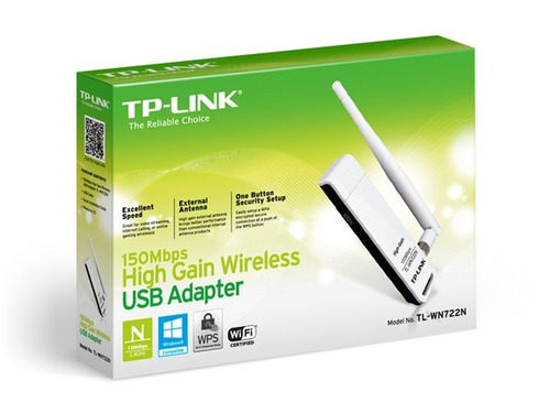 Adaptador Usb Wifi Inalámbrico Tp Link Tl-wn722n 150mbps