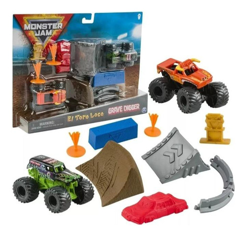 Monster Jam El Toro Loco & Grave Digger -rampa-