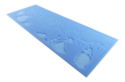 Molde Silicone Renda Bolo Pasta Americana 30x11 Cm