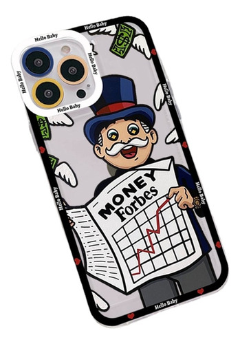 Funda De Teléfono Cartoon Dollar Monopolys Para iPhone 11, 1