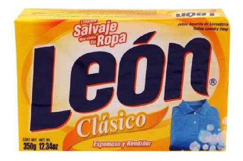Jabon Leon 350gr Caja Con 40 Piezas