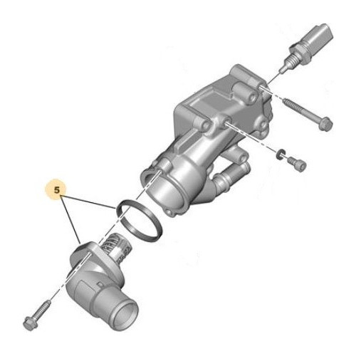 Termostato De Caja De Agua Peugeot 306 1.8 16v